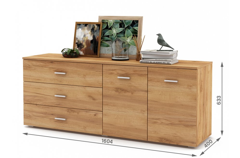 Комод Мартин-6 дуб золотистый