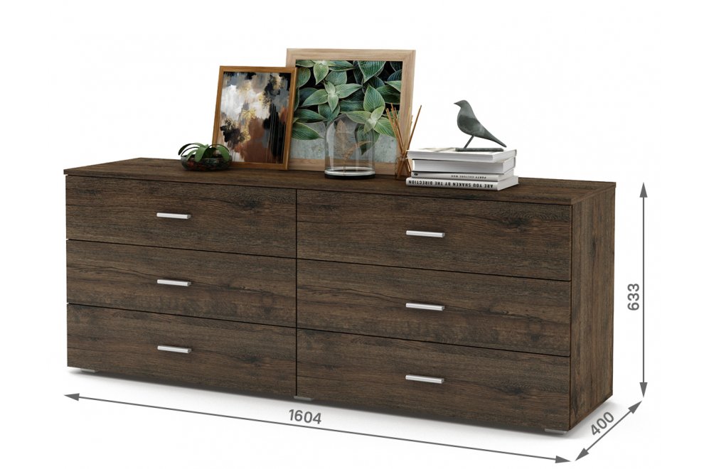 Комод Мартин-8 дуб апрель темный