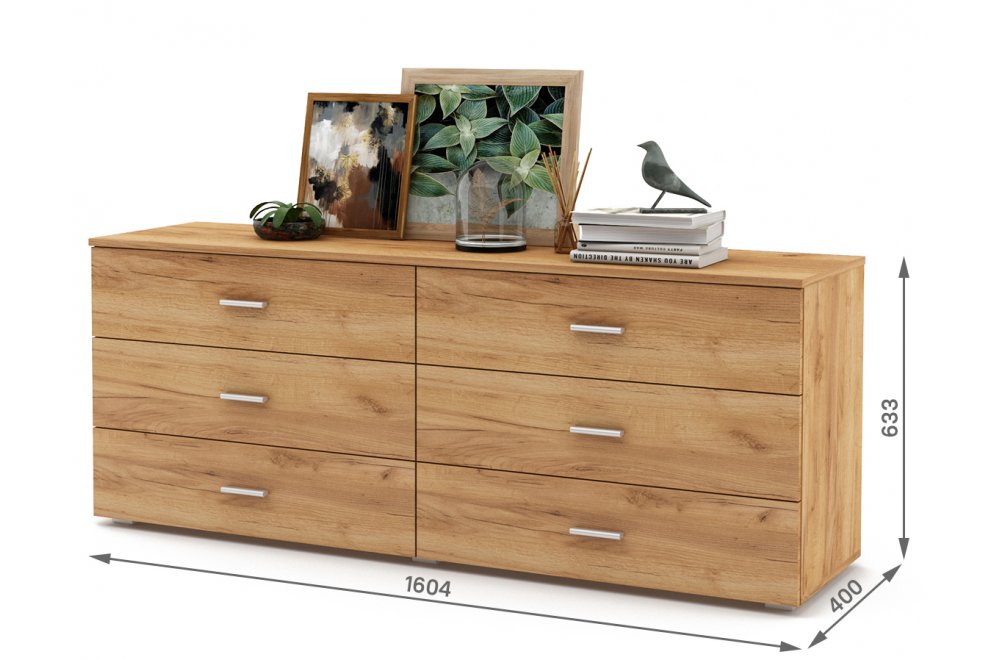 Комод Мартин-8 дуб золотистый