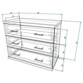 Комод Мебелайн-13