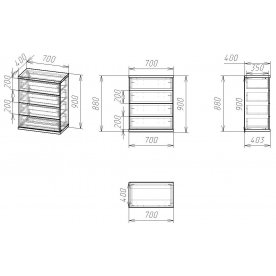 Комод Мебелайн-1