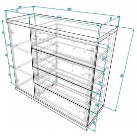 Комод Мебелайн-7