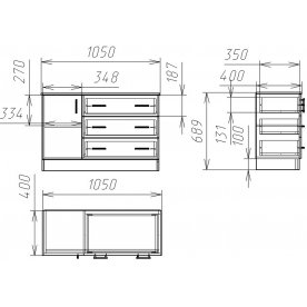 Комод Мебелеф-14