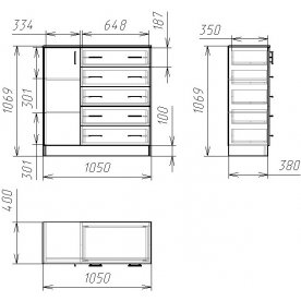 Комод Мебелеф-16