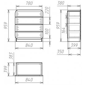 Комод Мебелеф-25