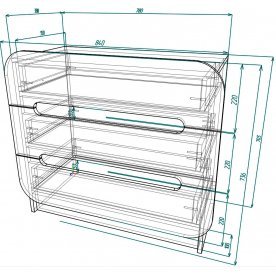 Комод Мебелеф-40