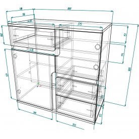 Комод Мебелеф-46