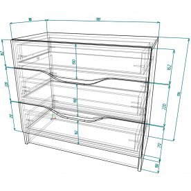 Комод Мебелеф-51