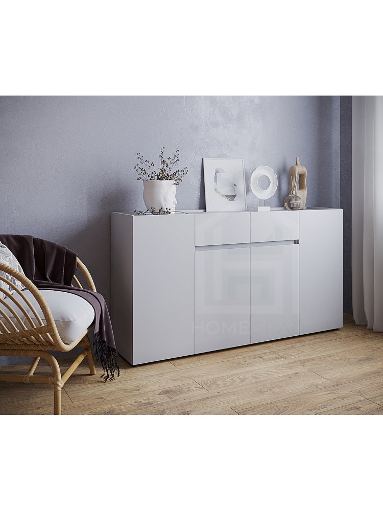 Комод Мика 1604 белый ЛДСП