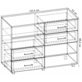 Комод Нега-9 К.042.1200-01