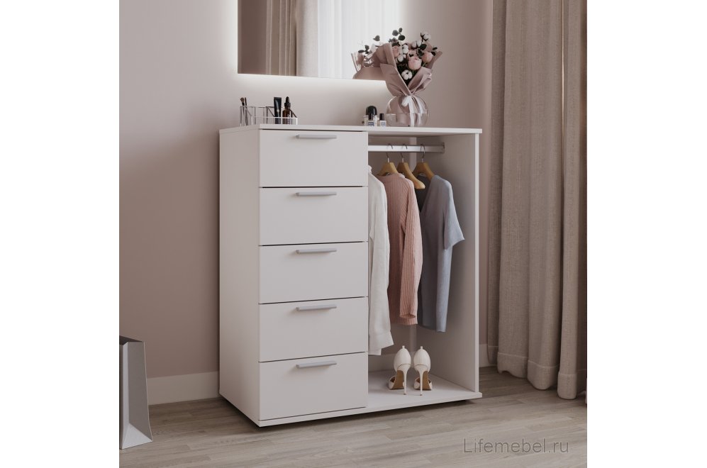 Комод Николь лдсп белый