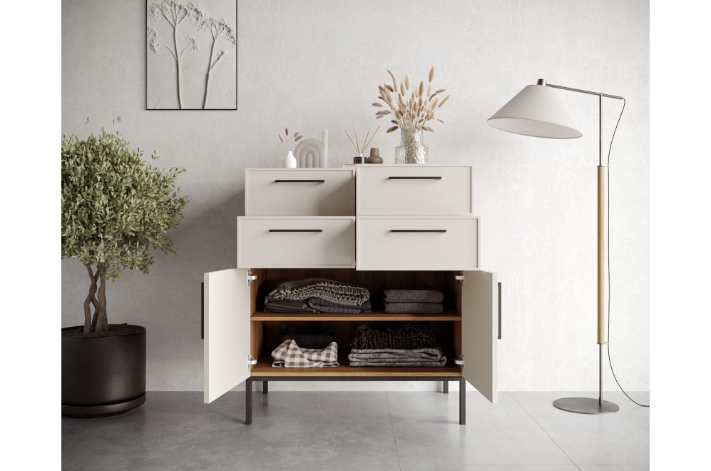 Комод Николь (Nicole) NLN17 Бежевый