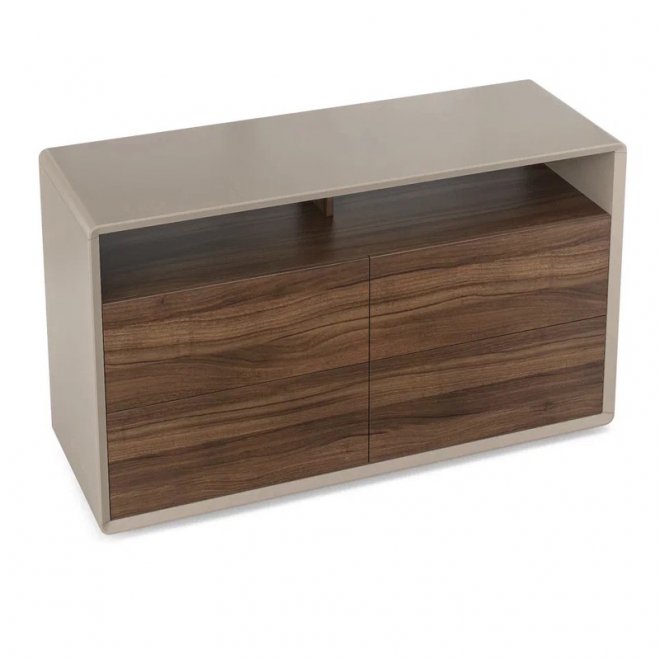 Комод Olimar ореха / бежевый матовый