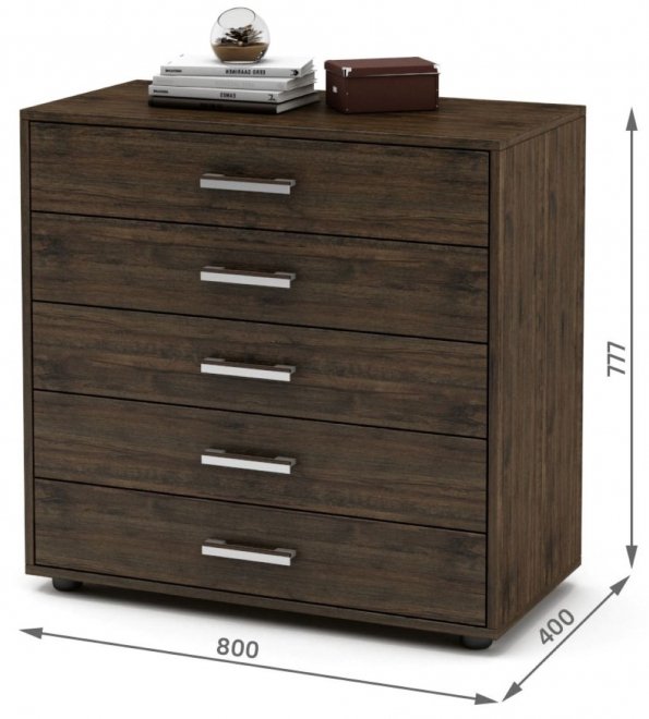 Комод Остин-7 дуб апрель темный