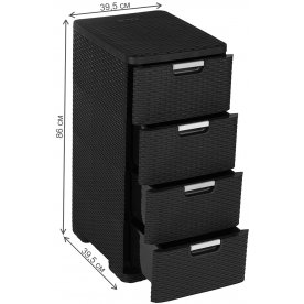 Комод Плетенка