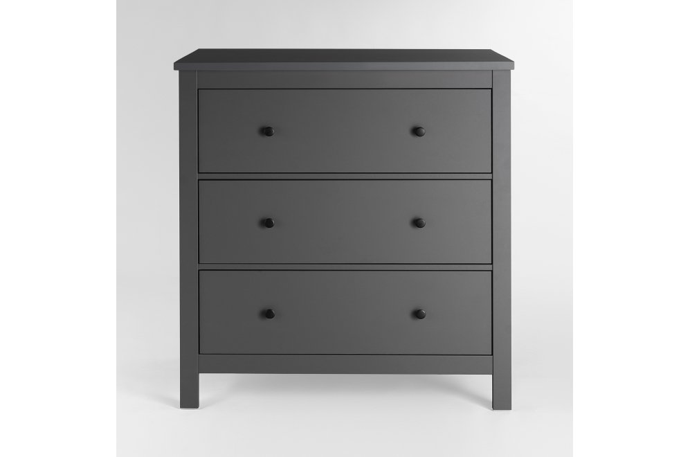 Комод Сага 3 ящика серый