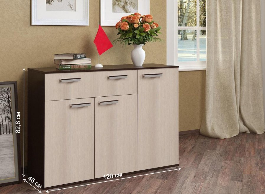 Комод Стандарт 4 венге / лоредо