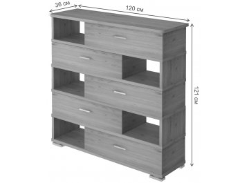 Комод СБ-40/5-ПВК