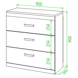 Комод Той 90 БЕБЕ