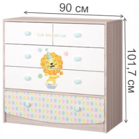 Комод Цирк без пеленальной доски