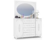 Детский комод Ассоль АС-19 белое дерево