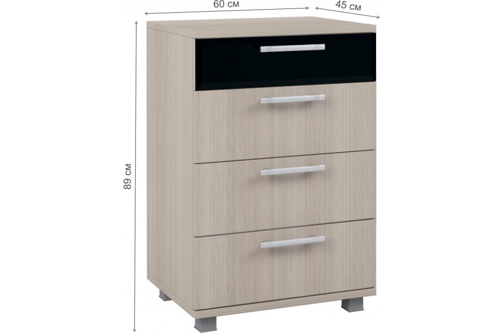 Комод Ультра № 9 шимо светлый