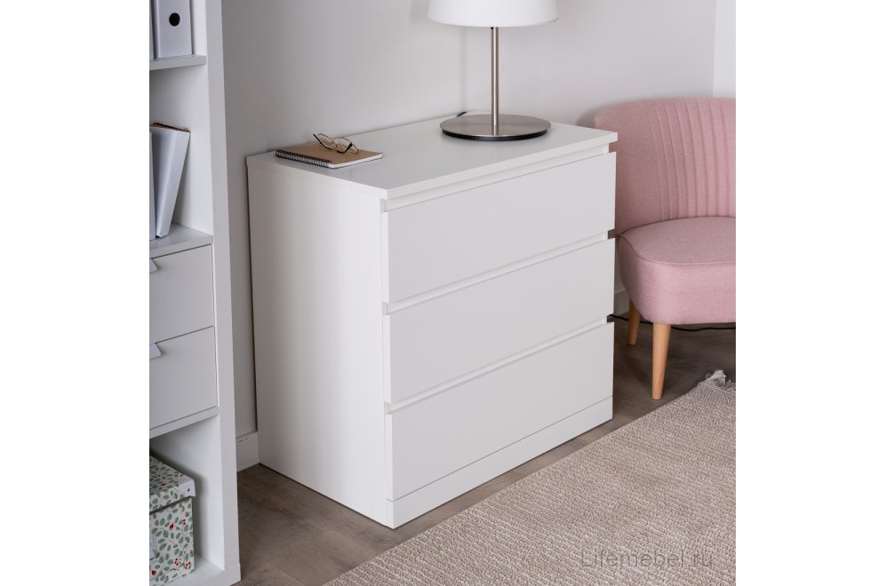 Комод Варма Прайм 3 белый