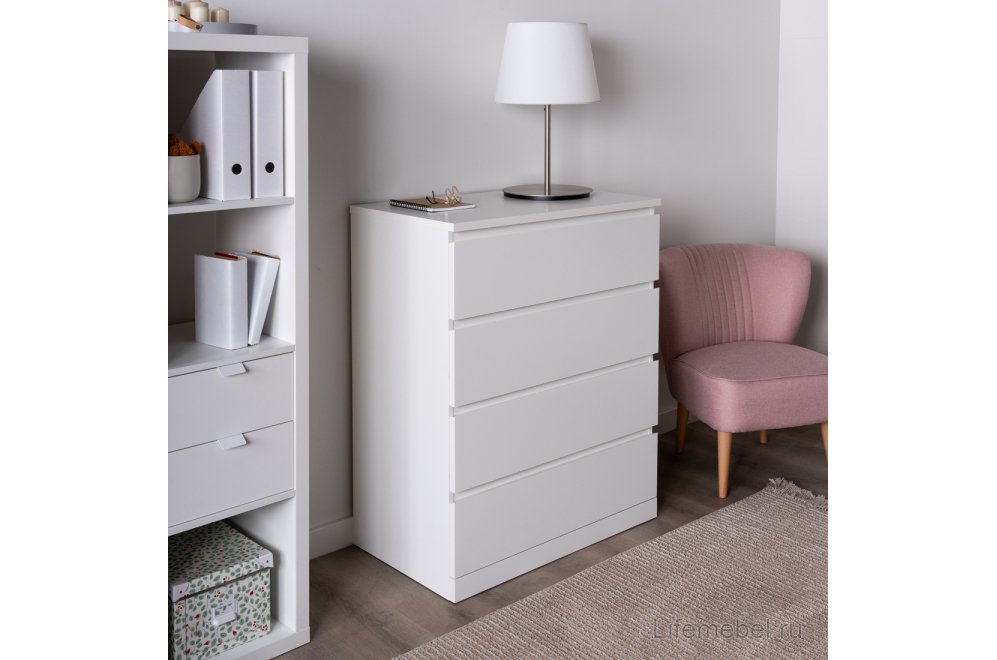 Комод Варма Прайм 4 белый