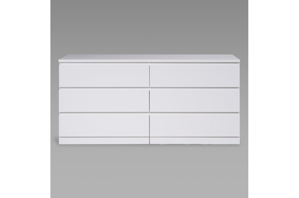 Комод Варма Прайм 6Д белый