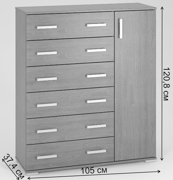 Комод Вента-36 венге