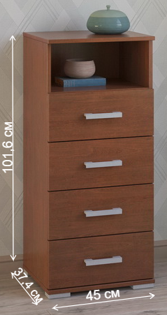 Комод Вента-75 вишня