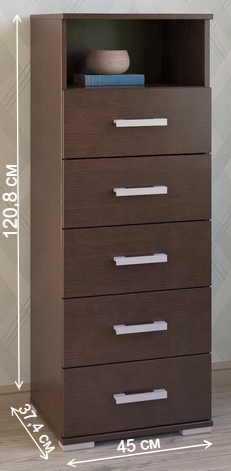 Комод Вента-76 венге