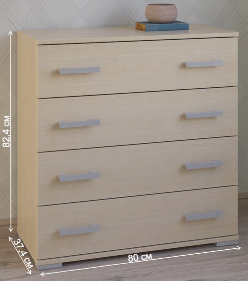 Комод Вента-95 дуб молочный