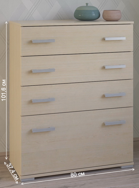 Комод Вента-99 дуб молочный