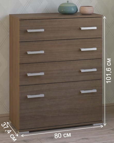 Комод Вента-99 темный ясень