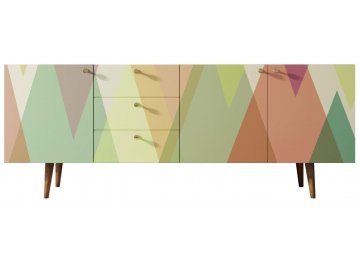 Комод Воаб орех / принт 16