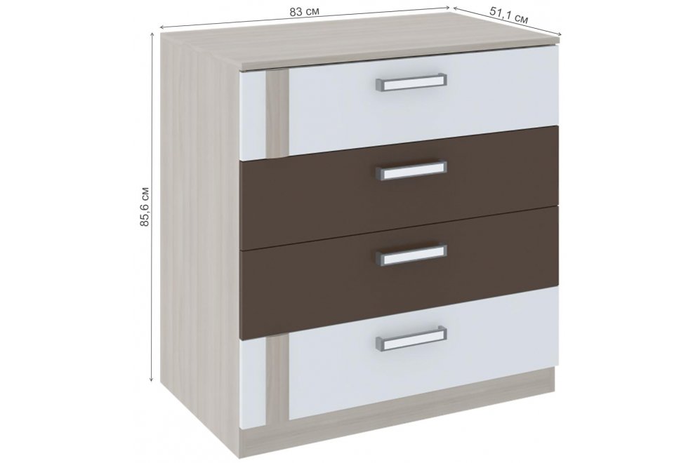 Комод Волкер М06 шимо светлый