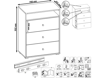 Комод Вель 13.293