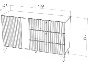 Комод Жан КД-3