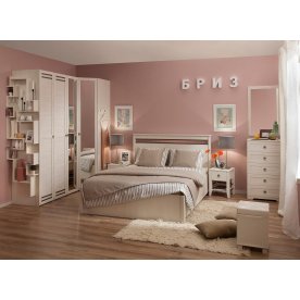 Двуспальная кровать Бриз З2.2 160x200 с ПМ