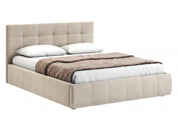 Полутораспальная кровать Афродита-2 велюр bingo chocolate