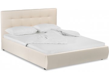Двуспальная кровать Афродита-2 молочный велюр bingo bone