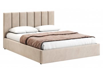 Двуспальная кровать Афродита-3 велюр bingo yellow