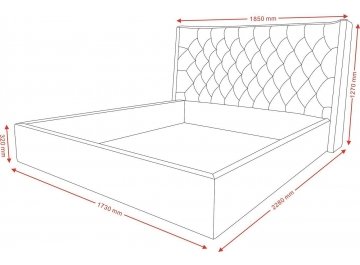 Двуспальная кровать GC1726