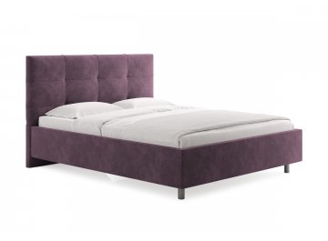 Двуспальная кровать Caprice  микровелюр лаванда