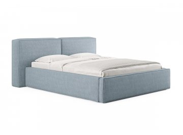 Двуспальная кровать Europa голубой кашемир