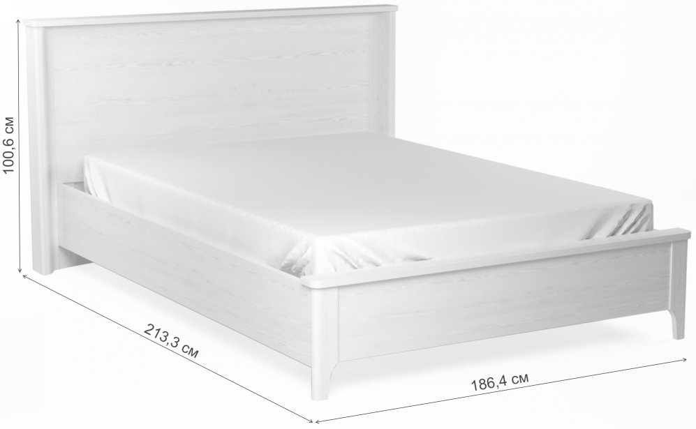 Двуспальная кровать Клер 160х200