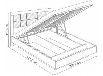 Двуспальная кровать Лаэль Сканди 5