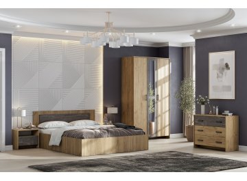 Двуспальная кровать Лофт