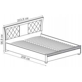 Двуспальная кровать Лючия №200